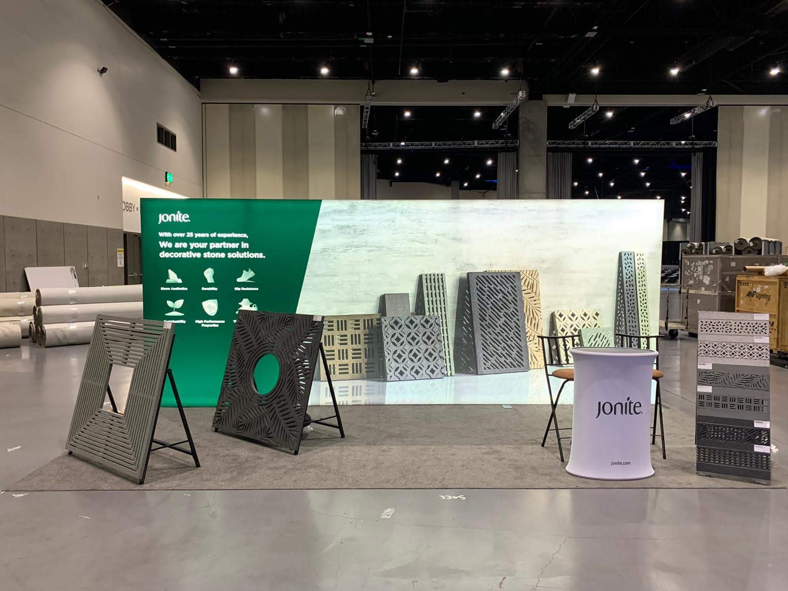 Jonite ASLA 2019 set up front