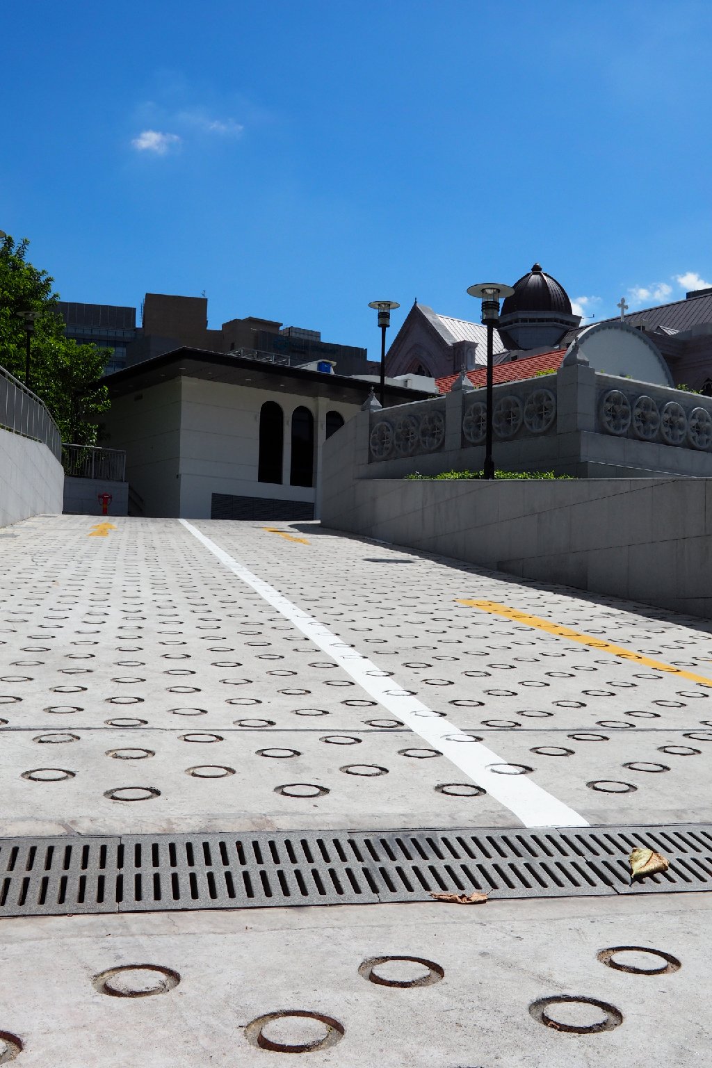 Novena Church Driveway