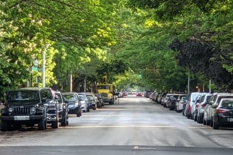 Motorists on street