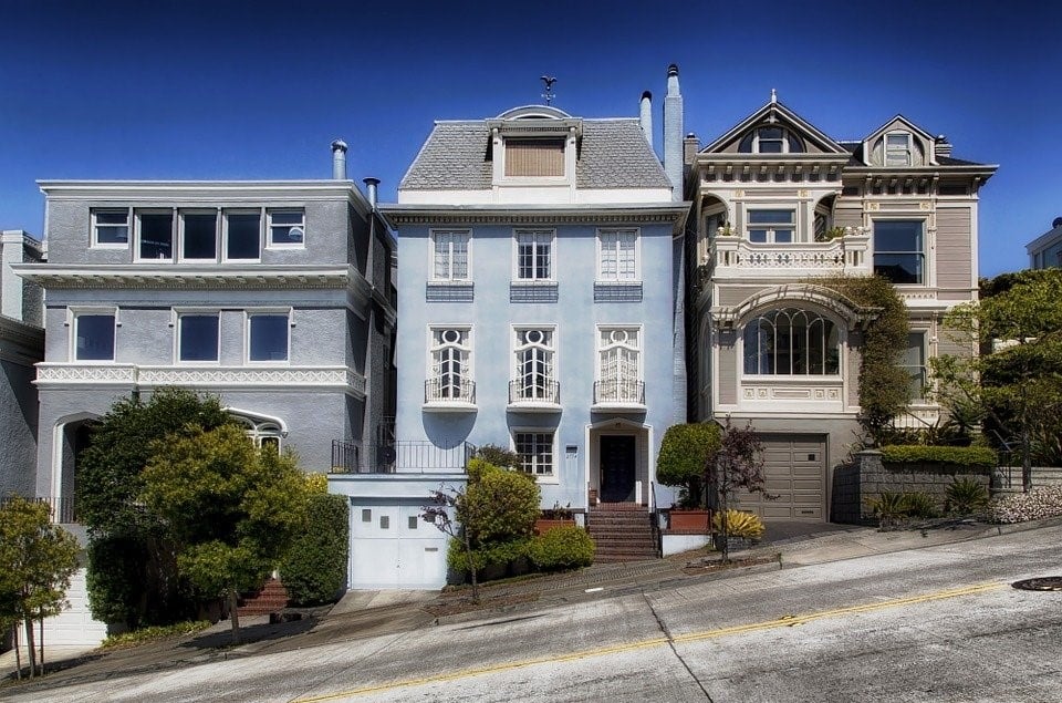 San Francisco, California, Houses, Residential Area