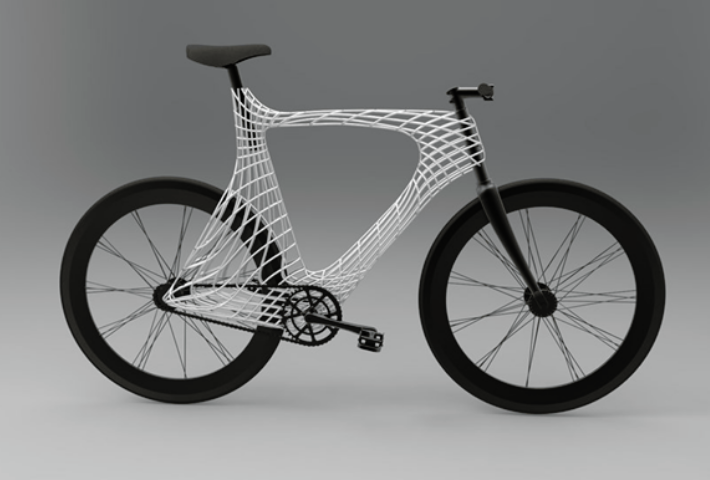 a concept bike with a futuristic frame